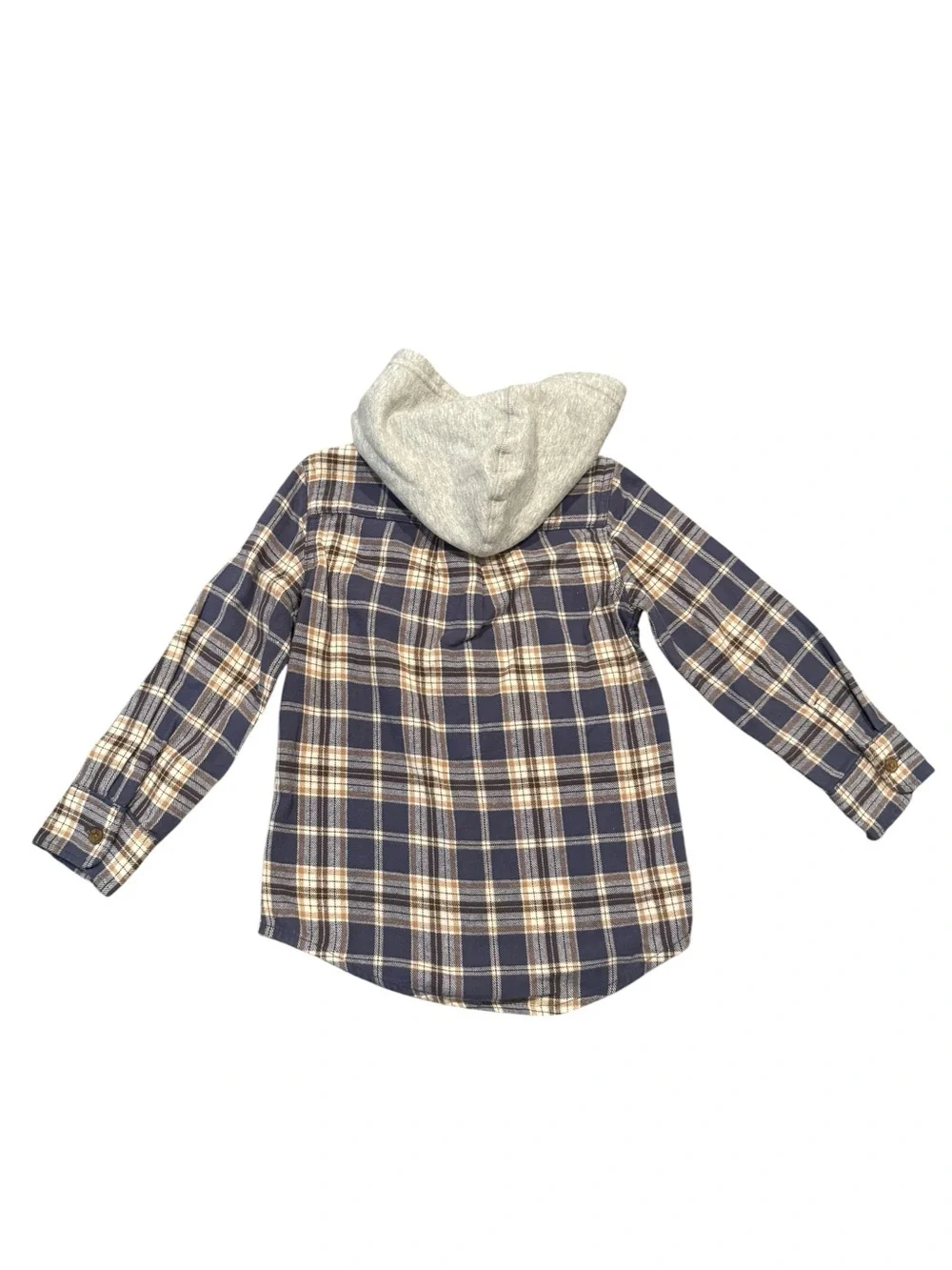babyGap Toddler Boy’s Hooded Flannel Shirt Button-Up Shirt Fall Size 4 years